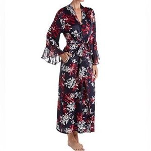 Oscar de La Renta Pink Label Floral Long Robe & Gown L XL